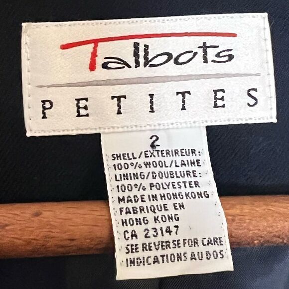 Talbots Wool Fully Lined Open Front Jacket - Picture 6 of 10